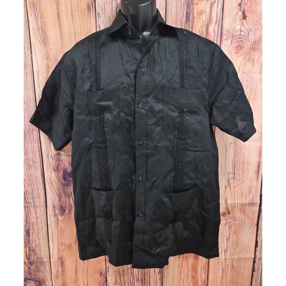 Mojito Collection Titos Handmade Vodka Guayabera Shirt Large NWT - Picture 1 of 7
